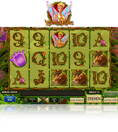 Hier erkennt man den Enchanted Meadow Slot vom Hersteller Play'n GO.