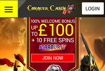 Conquer Casino Mobile