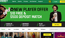 Unibet Casino New Jersey Casino Lobby Desktop