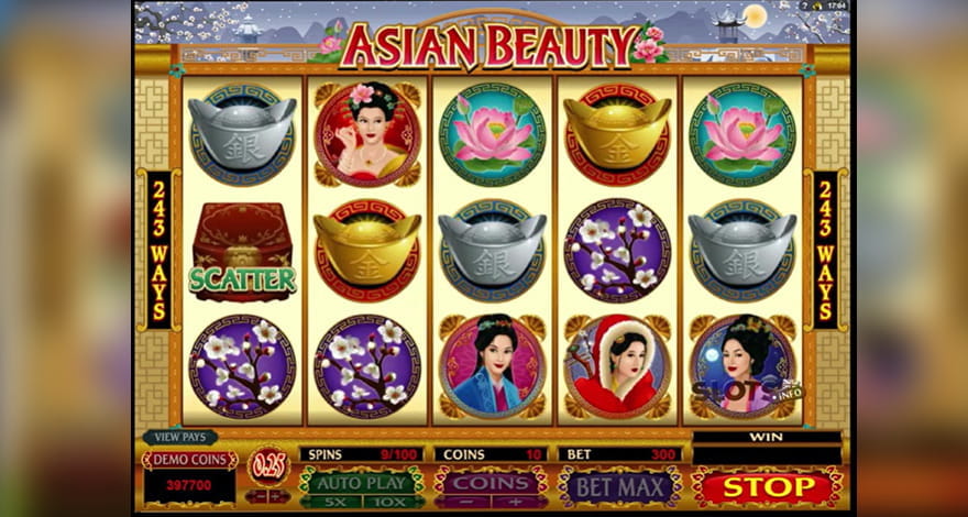 Asian Beauty Slot by Microgaming